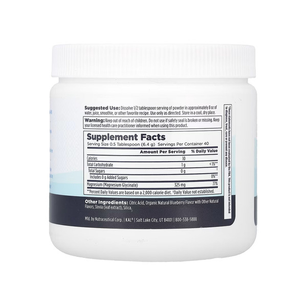 CALMING Magnesium Powder - 256g Blueberry. Фото 2