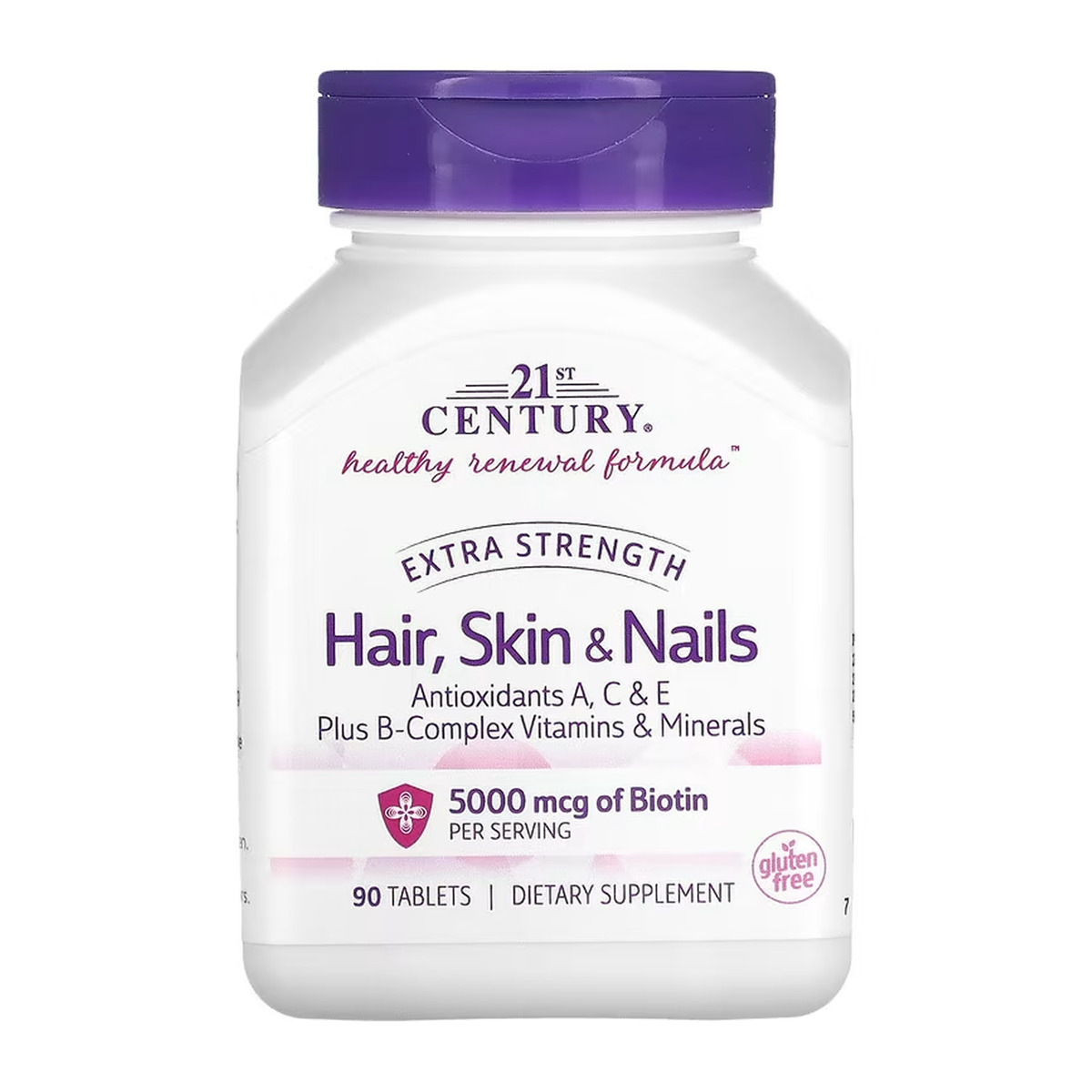 Hair, Skin & Nails Extra Strength - 90 tabs. Фото 3
