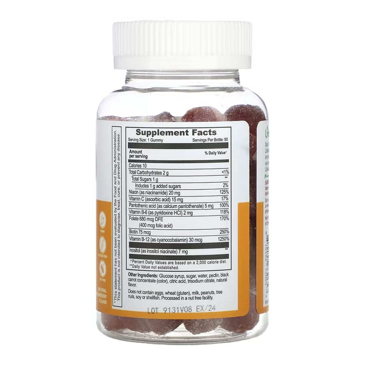 B Complex + Vitamin C Adult - 60 gummies. Фото 2