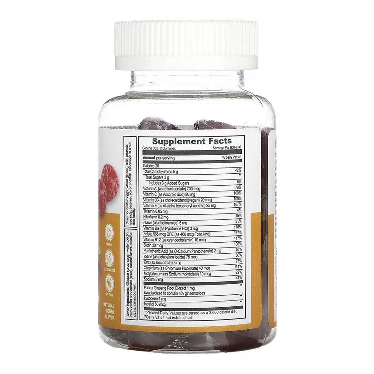Men's Multivitamin Adult - 60 gummies. Фото 2