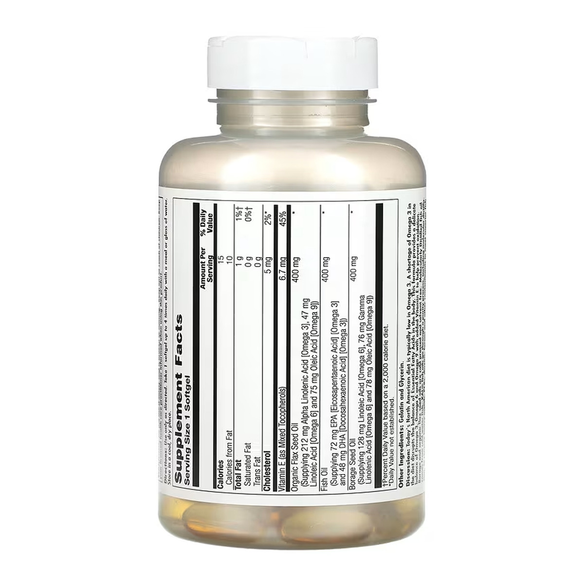 Ultra Omega 3-6-9 1200mg - 100 softgels. Фото 2