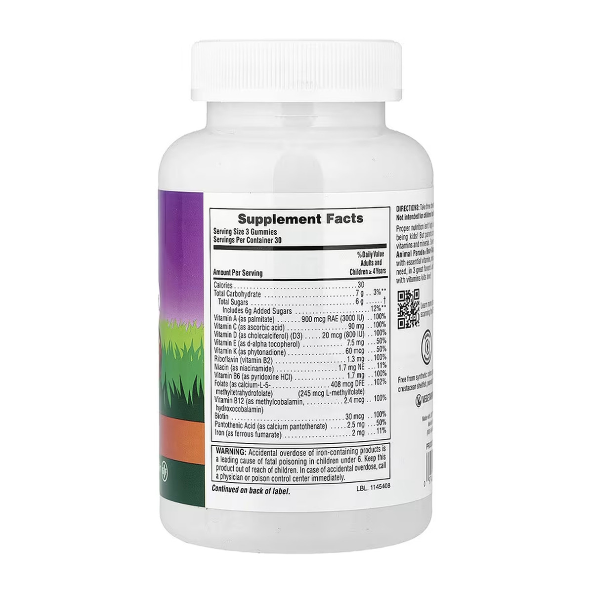 Children’s Multivitamin Gummies - 90 Gummies Cherry, Grape & Orange. Фото 2