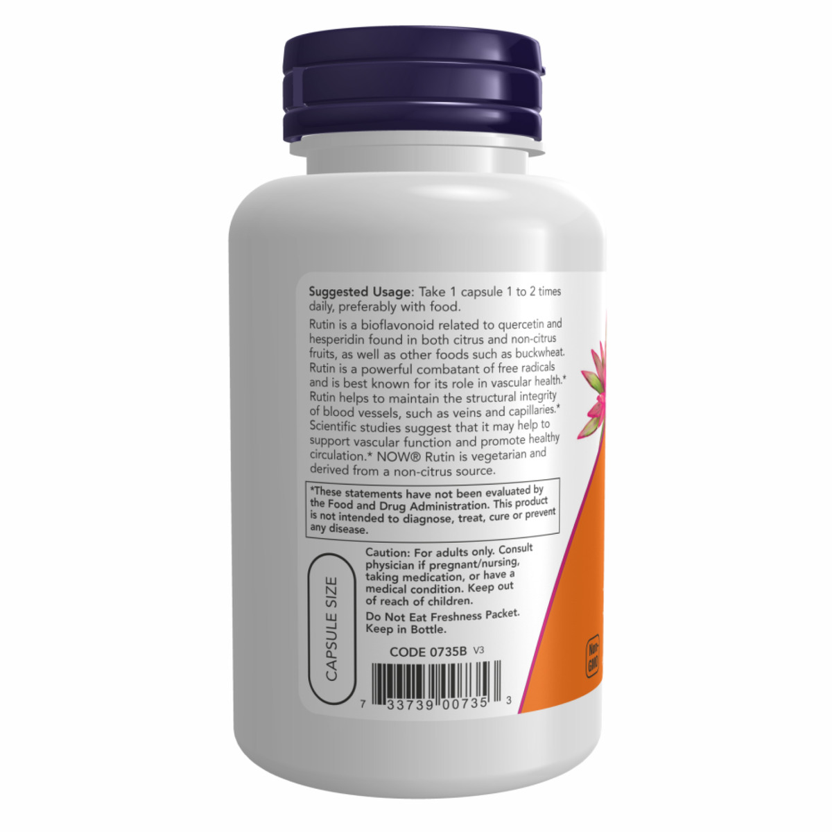 Rutin 450 mg - 100 vcaps. Фото 3