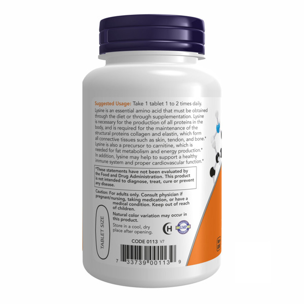 L-Lysine 1000mg - 100 tabs. Фото 3