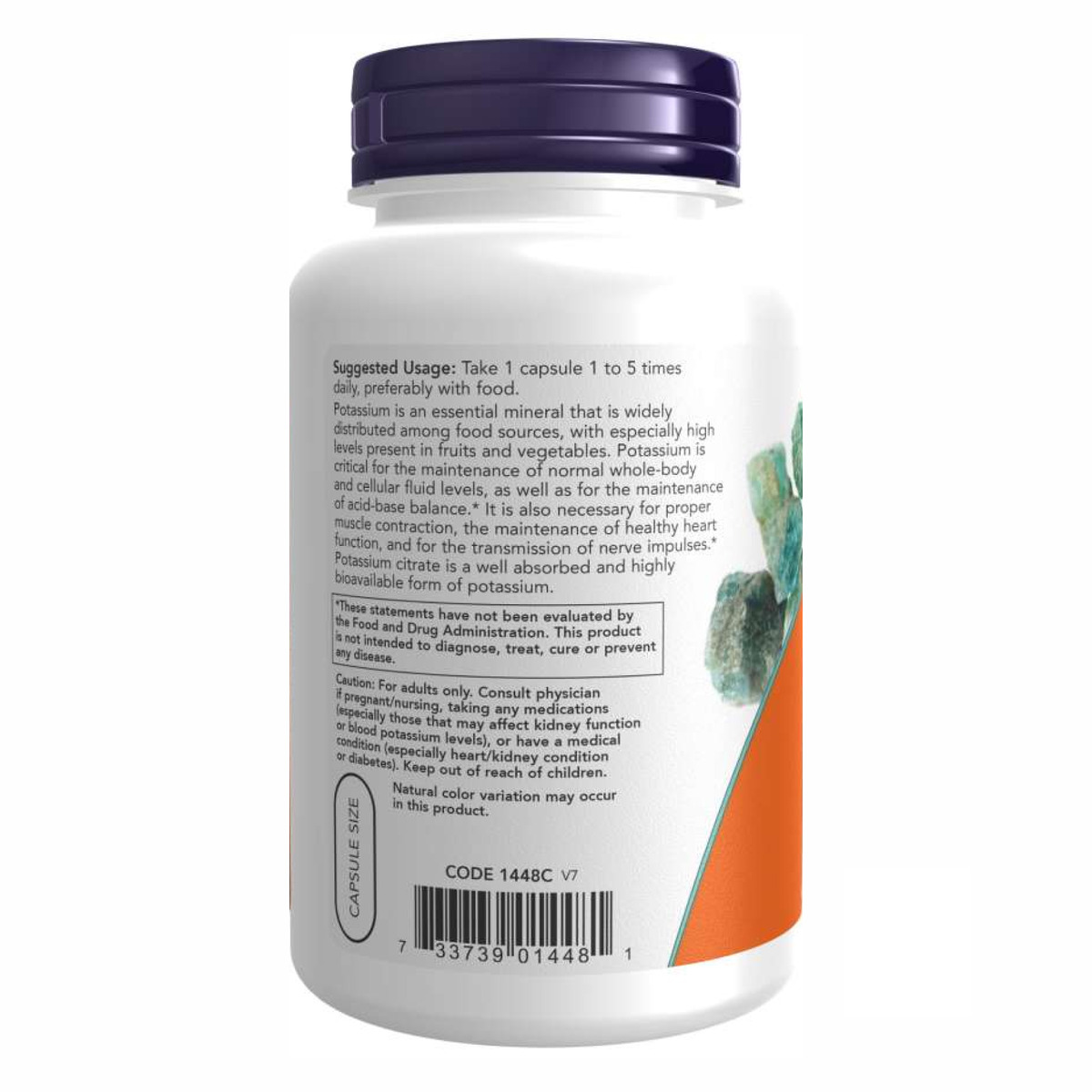 Potassium Citrate - 180 vcaps. Фото 3