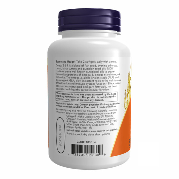Omega 3-6-9 1000 mg - 100 sgels. Фото 3