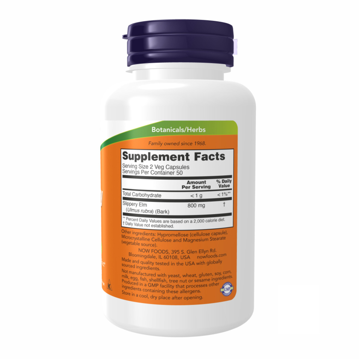 Slippery Elm 400 mg - 100 vcaps. Фото 2
