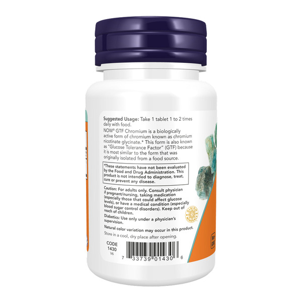 GTF Chromium 200mcg - 100 tabs. Фото 3
