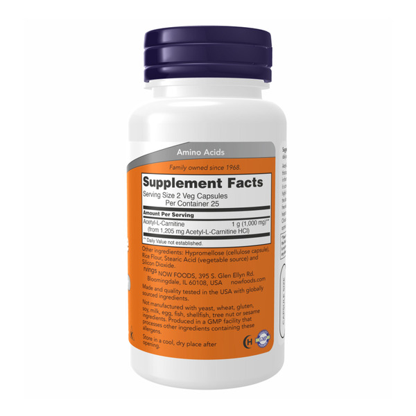 Acetyl L-Carnitine 500mg - 100 vcaps. Фото 2