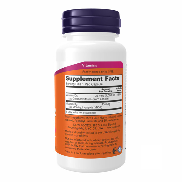 VIT D-3 & K2 1000 IU - 120 vcaps. Фото 2