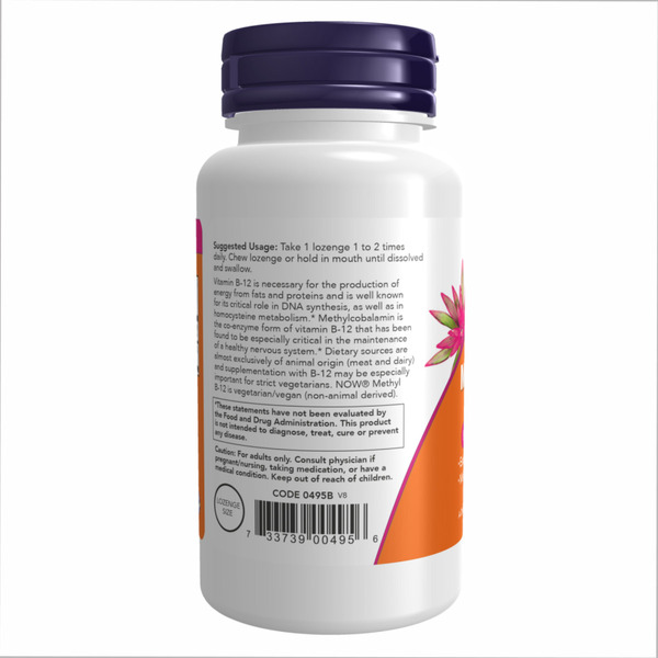 Methyl B-12 1000mcg - 100 lozenges. Фото 3
