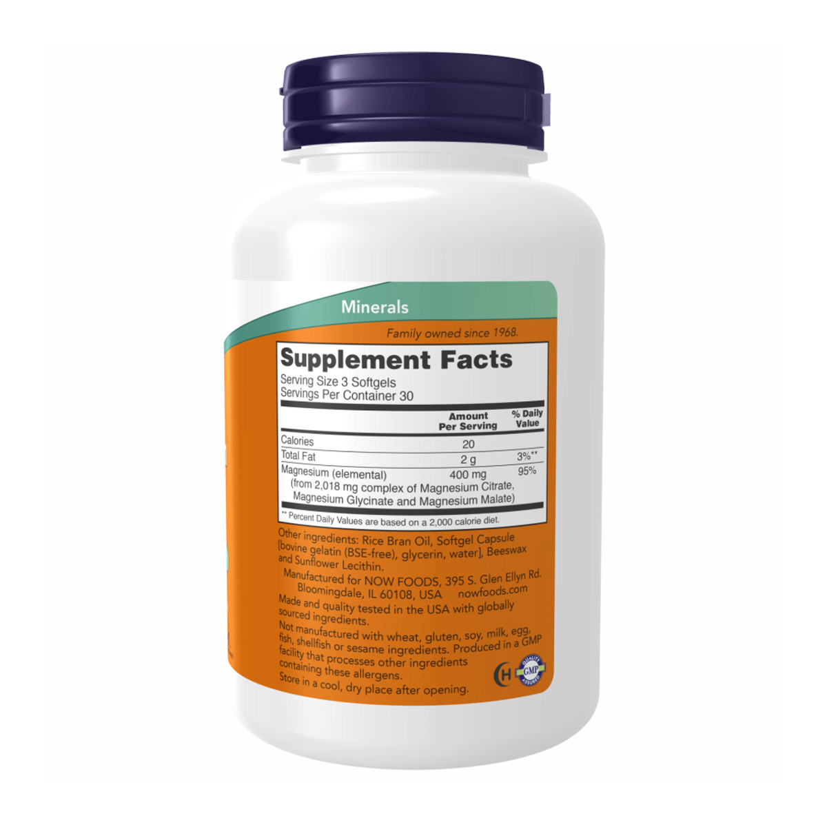 Magnesium Citrate 134mg - 180 sgels. Фото 2