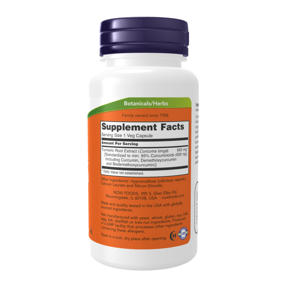 Turmeric Curcumin - 60 vcaps. Фото 2