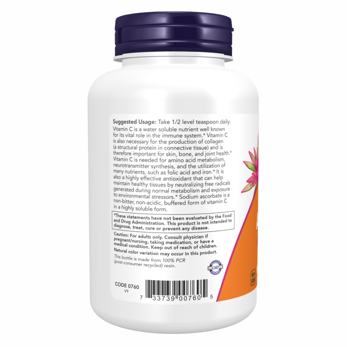 Sodium Ascorbate - 227g (8oz). Фото 3