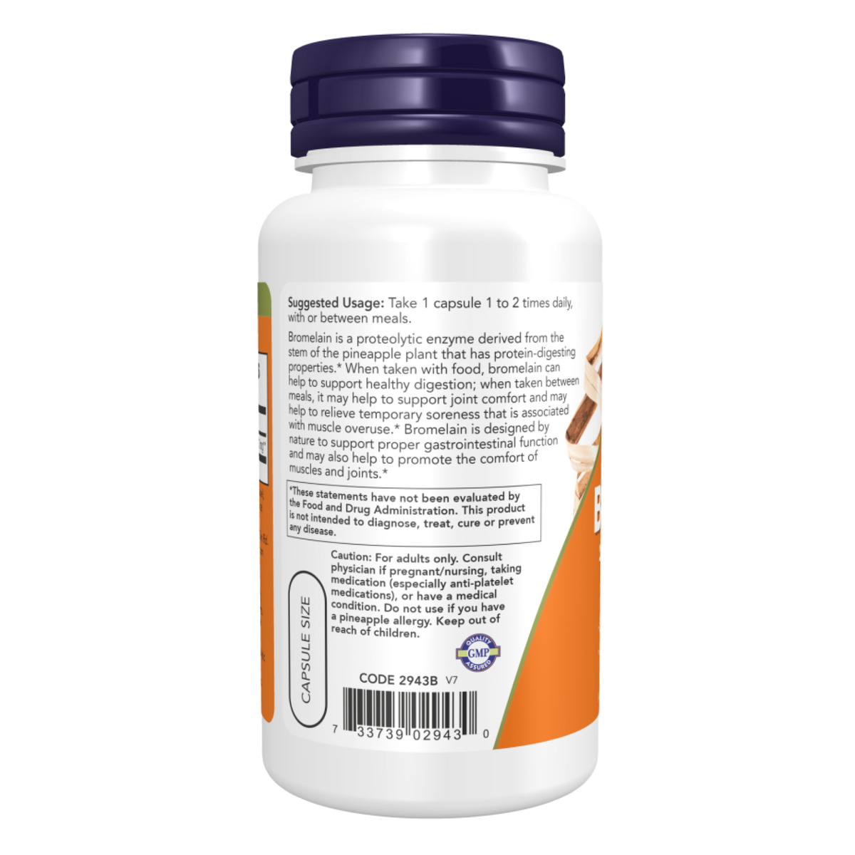 Bromelain 500mg - 60 vcaps. Фото 3