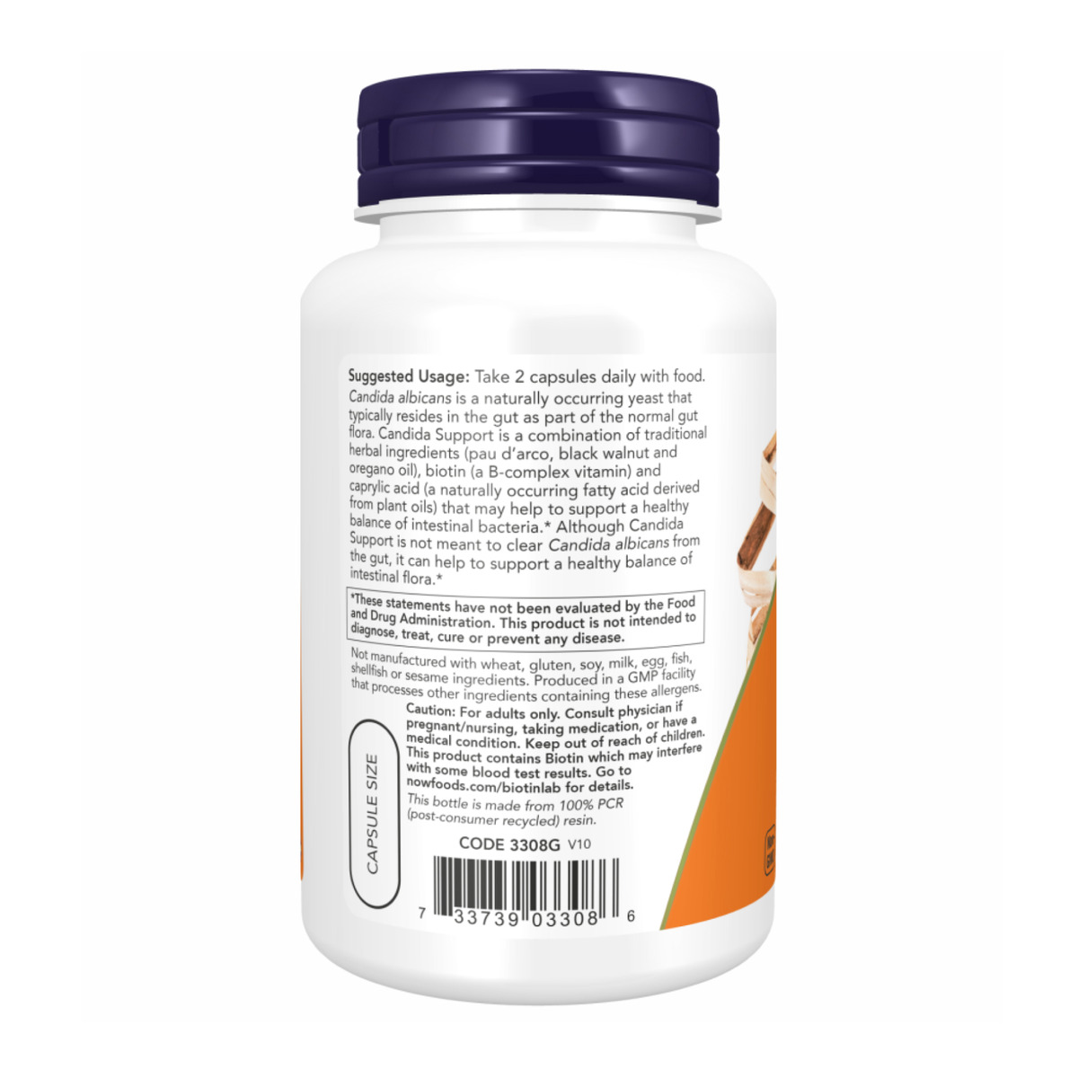 Candida Support - 180 vcaps. Фото 3