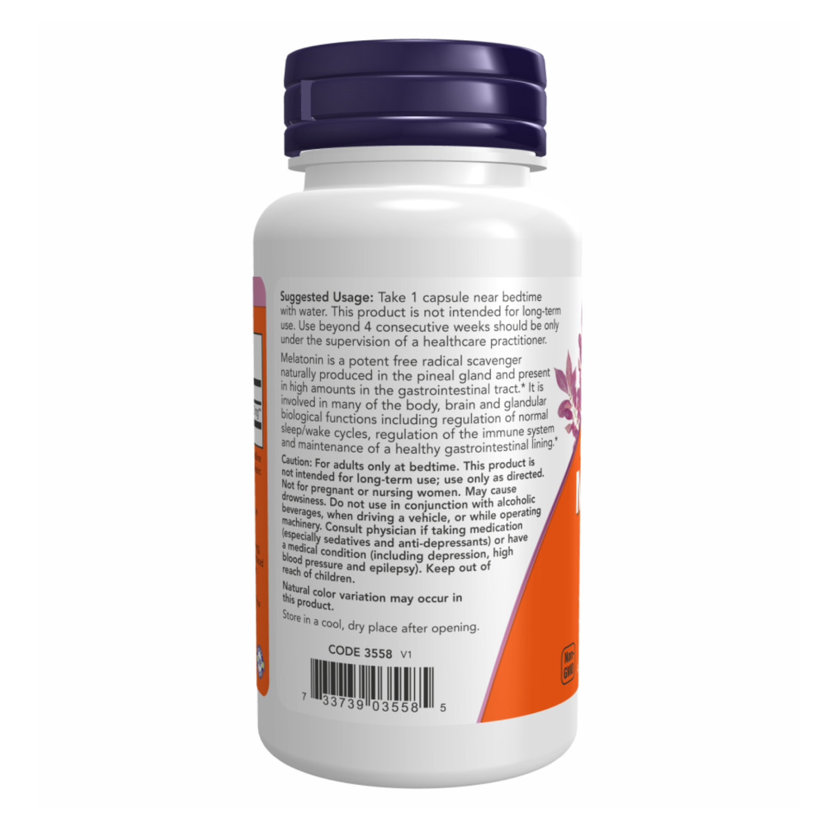 Melatonin 20mg - 90 vcaps. Фото 3