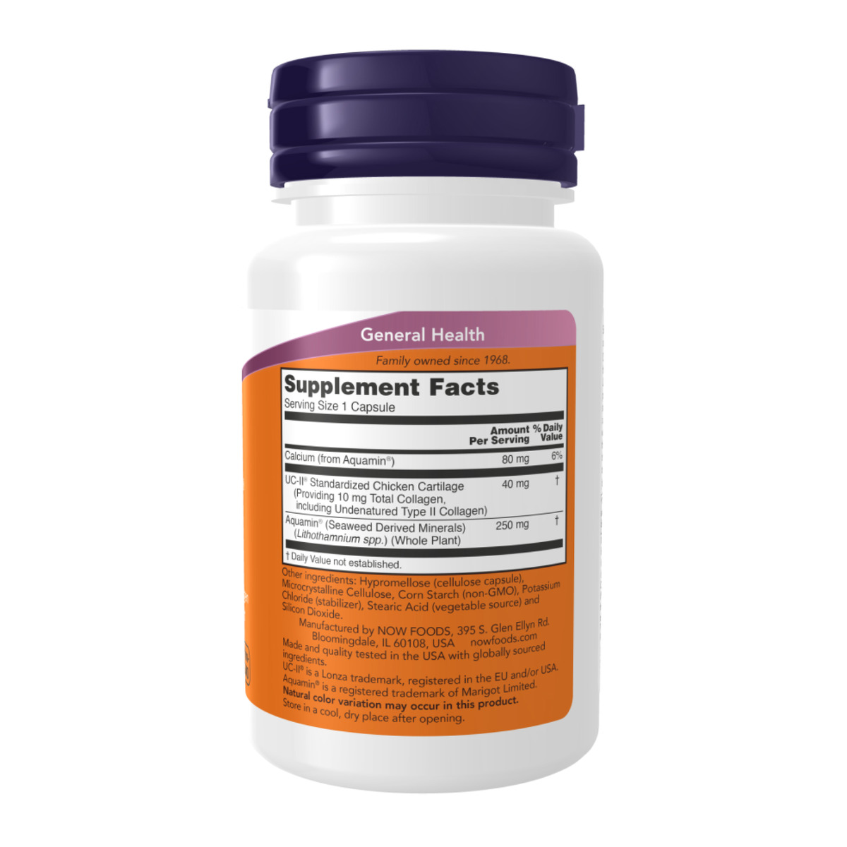 UC-II® Type II Collagen 40mg - 60 vcaps. Фото 2