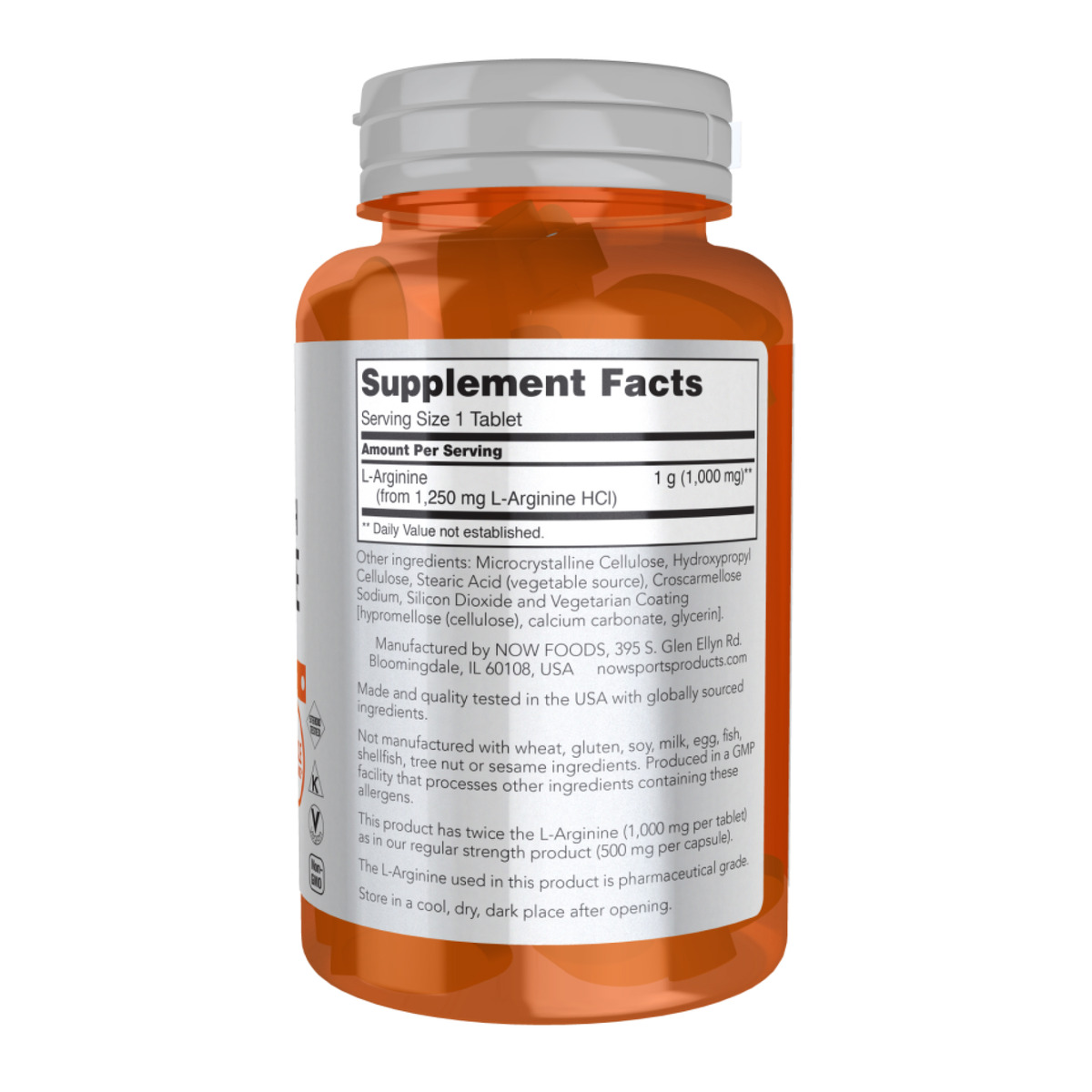 Arginine 1000mg - 60 tabs. Фото 2