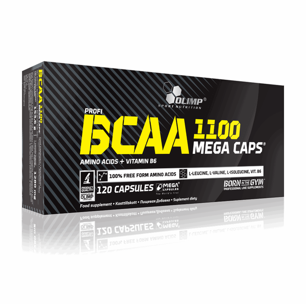 Амінокислота BCAA Olimp Sport Nutrition BCAA 1100 Mega Caps, 120 капсул