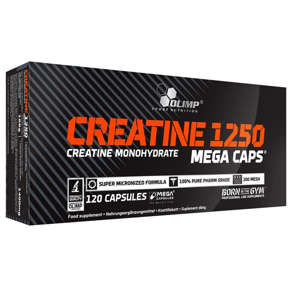 Креатин Olimp Sport Nutrition Creatine 1250 Mega Caps, 120 капсул