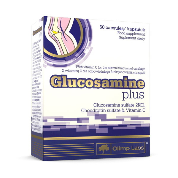 Препарат для суставов и связок Olimp Sport Nutrition Glucosamine Plus, 60 капсул