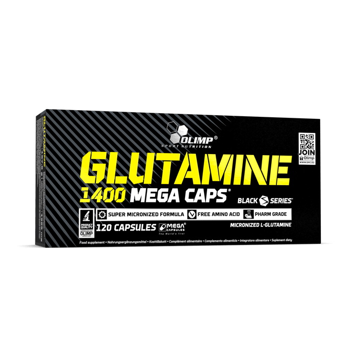 Амінокислота Olimp Sport Nutrition Glutamine 1400 Mega Caps, 120 капсул