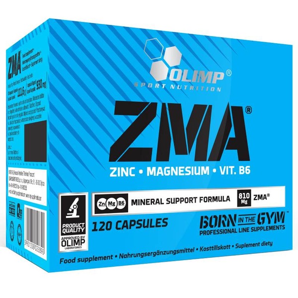 Вітаміни та мінерали Olimp Sport Nutrition ZMA, 120 капсул