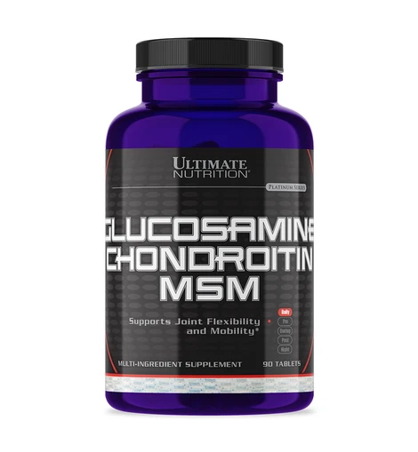 Препарат для суглобів і зв'язок Ultimate Nutrition Glucosamine Chondroitin MSM, 90 таблеток