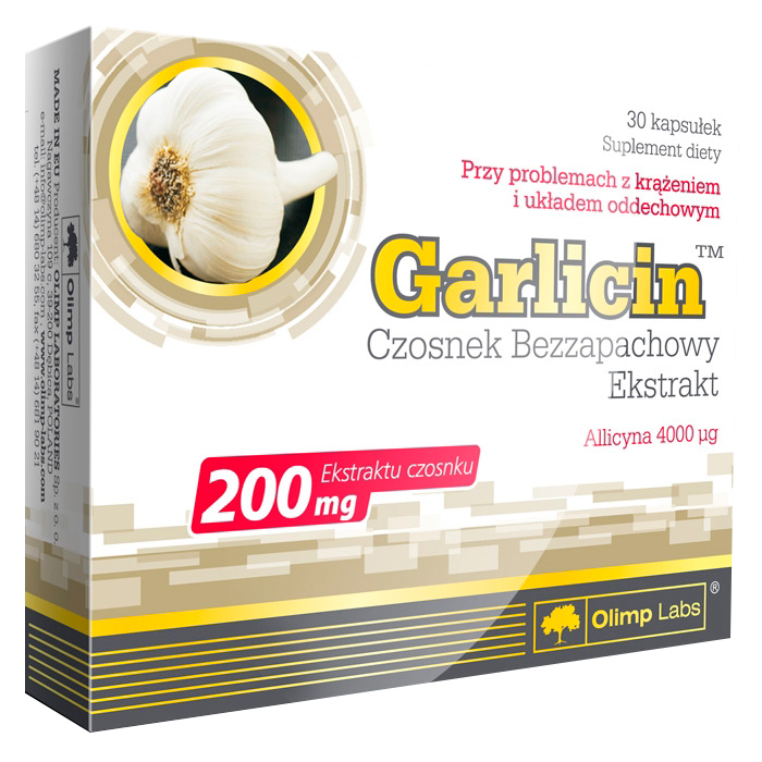 Натуральная добавка Olimp Sport Nutrition Garlicin, 30 капсул