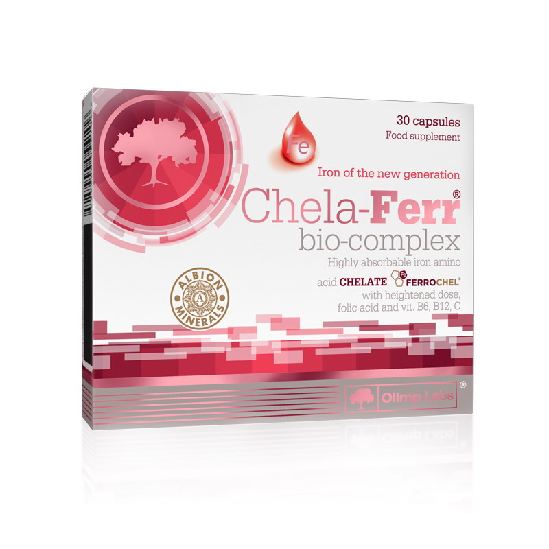 Вітаміни та мінерали Olimp Sport Nutrition Chela-Ferr Bio Complex, 30 капсул