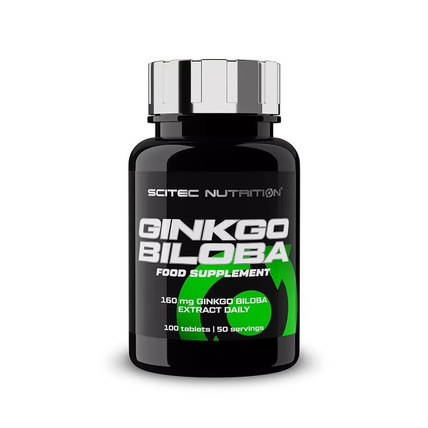 Натуральная добавка Scitec Nutrition Ginkgo Biloba, 100 таблеток