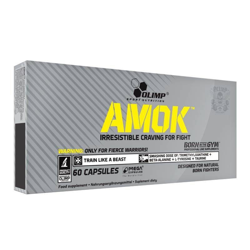Предтренировочный комплекс Olimp Sport Nutrition Amok, 60 капсул