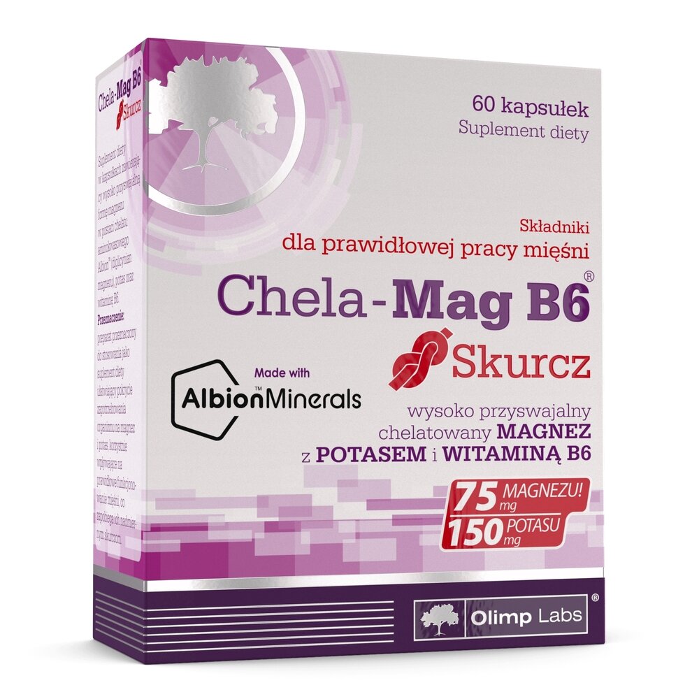 Вітаміни та мінерали Olimp Sport Nutrition Chela-Mag B6 Cramp, 60 капсул