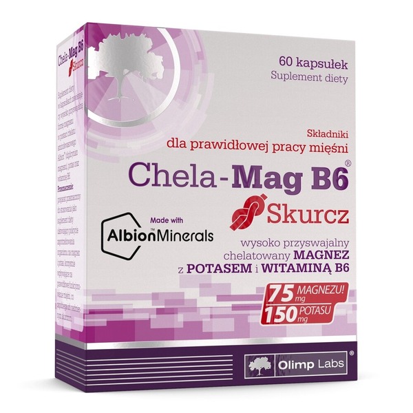 Витамины и минералы Olimp Sport Nutrition Chela-Mag B6 Cramp, 60 капсул