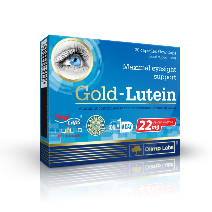 Натуральная добавка Olimp Sport Nutrition Gold Lutein, 30 капсул