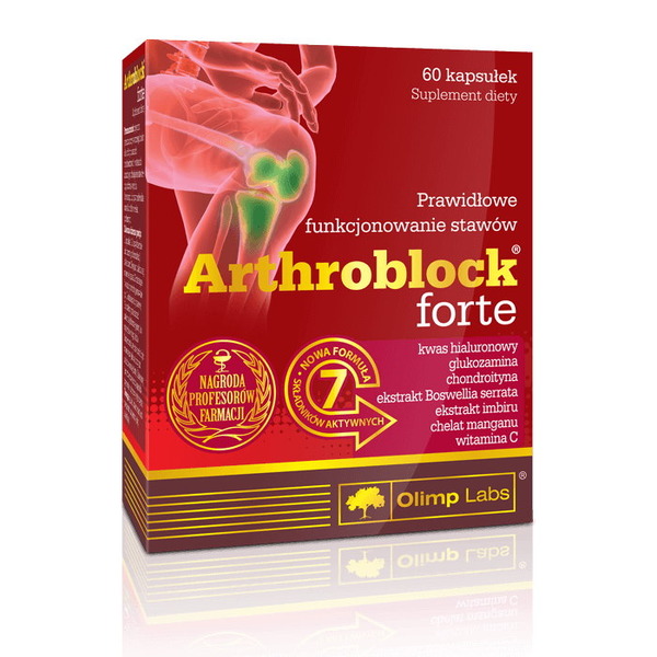 Препарат для суставов и связок Olimp Sport Nutrition Arthroblock Forte, 60 капсул