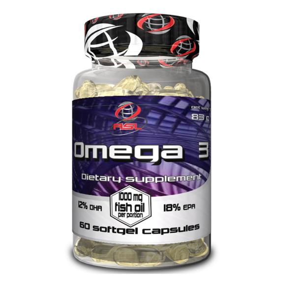 Жирні кислоти AllSports Labs Omega 3, 60 капсул. Фото 2