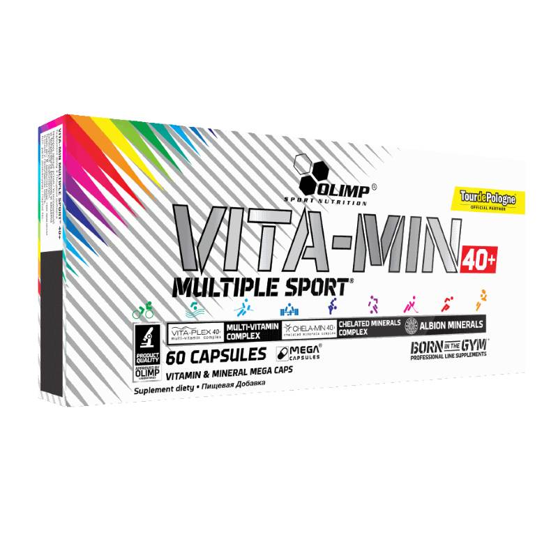 Вітаміни та мінерали Olimp Sport Nutrition Vita-min Multiple Sport 40+, 60 капсул