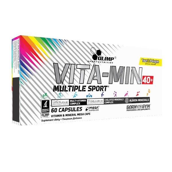 Вітаміни та мінерали Olimp Sport Nutrition Vita-min Multiple Sport 40+, 60 капсул