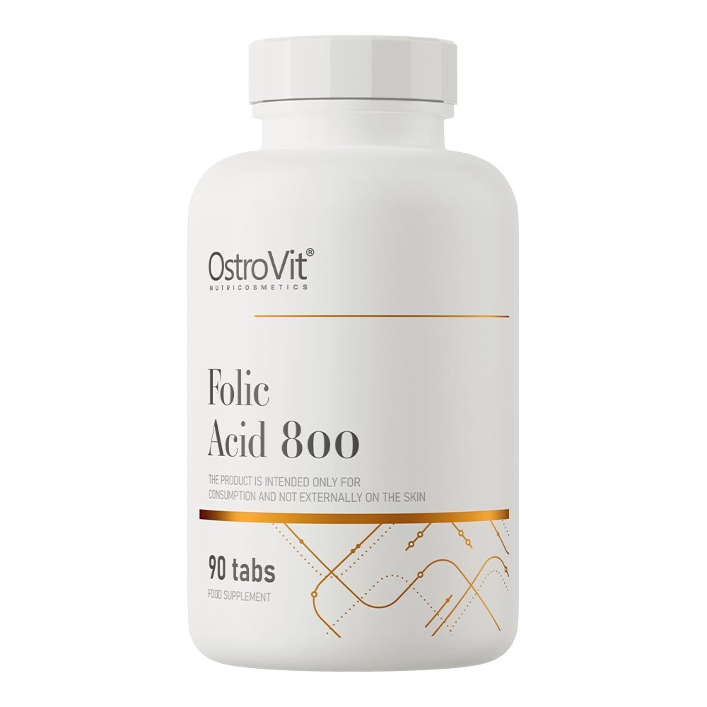 Вітаміни та мінерали OstroVit Folic Acid, 90 таблеток