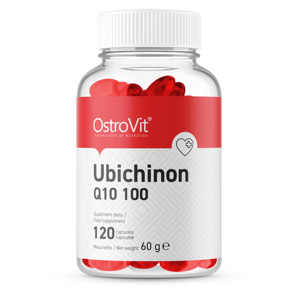 Натуральна добавка OstroVit Ubichinon Q10 100, 120 капсул
