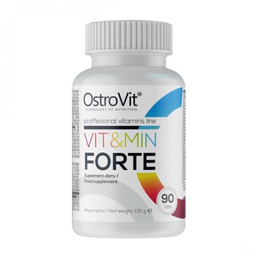 Вітаміни та мінерали OstroVit Vit&Min Forte, 90 таблеток