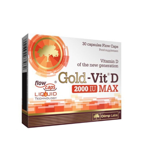 Витамины и минералы Olimp Sport Nutrition Gold-Vit D Max, 30 капсул