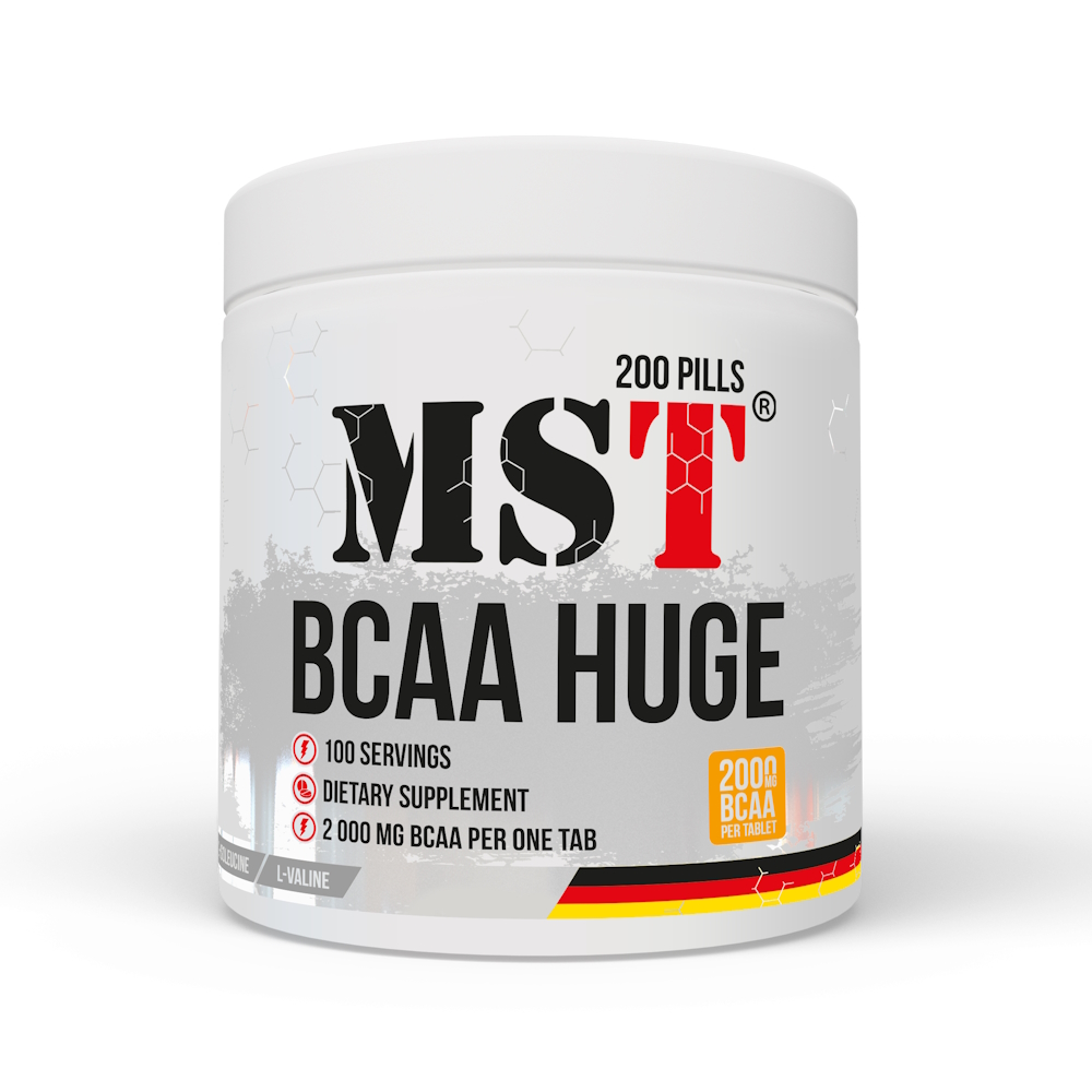 Аминокислота BCAA MST Nutrition BCAA Huge, 200 таблеток