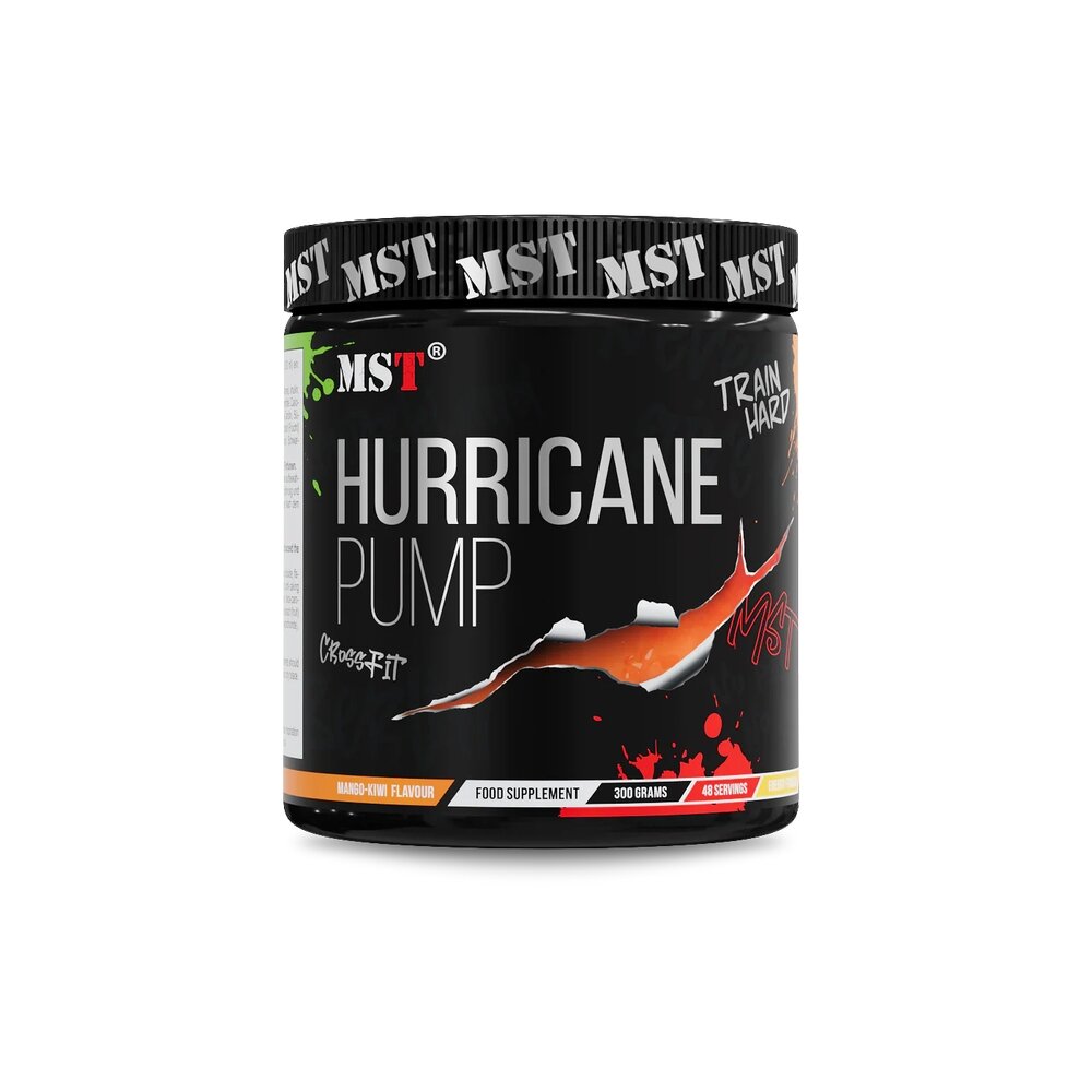 Передтренувальний комплекс MST Nutrition Hurricane Pump, 300 грам. Фото 4