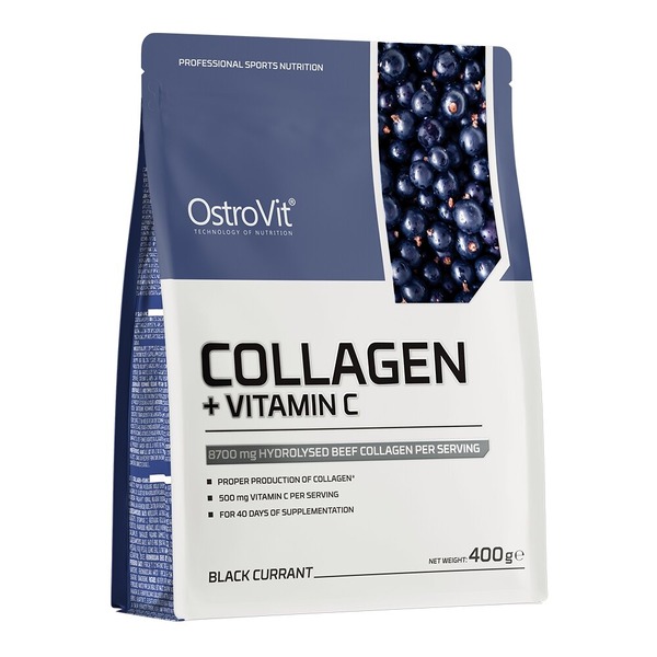 Препарат для суглобів і зв'язок OstroVit Collagen + Vitamin C, 400 грам. Фото 4