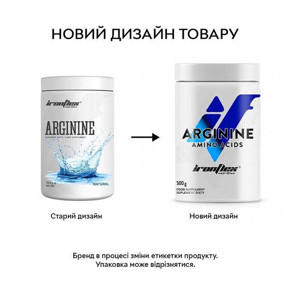 Амінокислота IronFlex Arginine, 500 грам. Фото 2