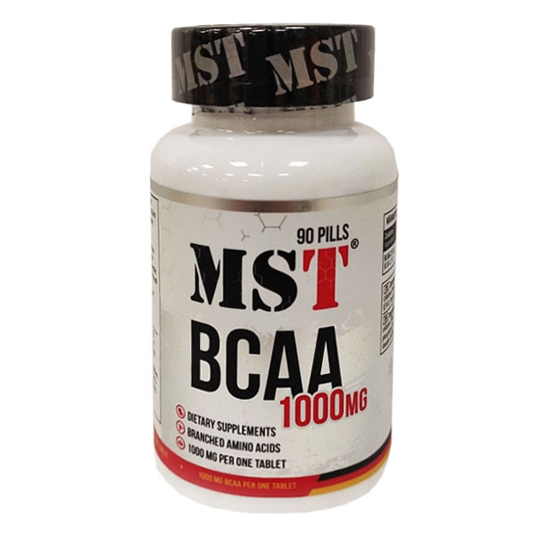 Аминокислота BCAA MST Nutrition BCAA 1000, 90 таблеток