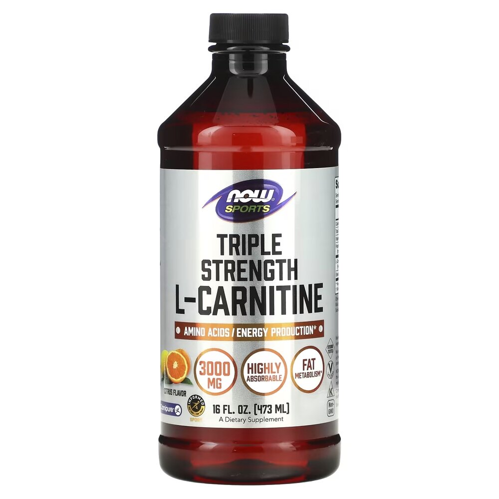 Жиросжигатель NOW L-Carnitine 3000 mg, 473 мл